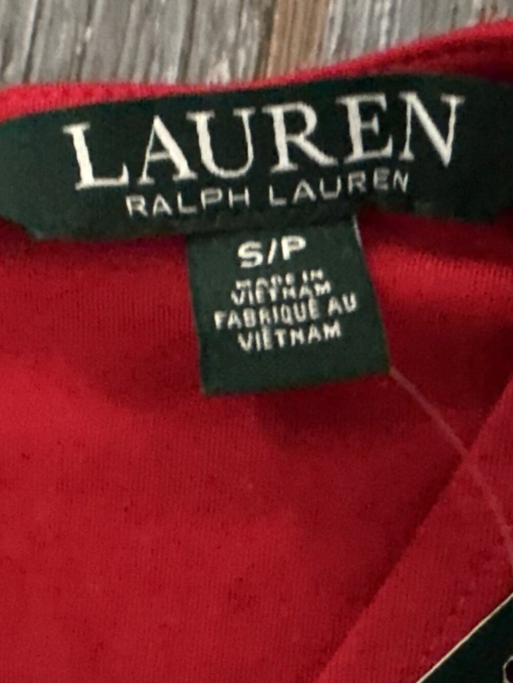 Lauren Ralph Lauren Womens Small Jumpsuit Red V-Neck Open Knit Tapered Zip NEW - Picture 2 of 10